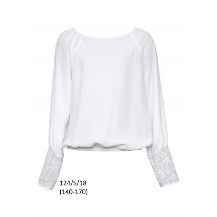 Блуза біла для дівчинки SLY