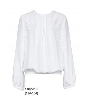 Блуза біла для дівчинки SLY