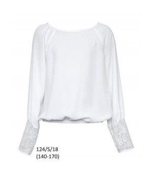 Блуза біла для дівчинки SLY