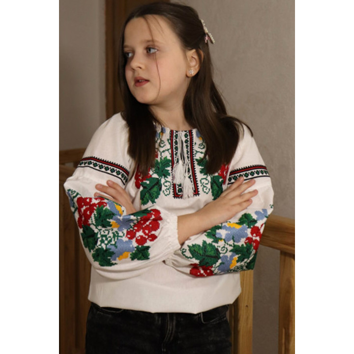 Дитяча вишиванка для дівчинки Марічка Piccolo