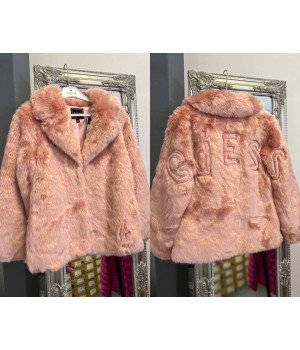 Куртка з шучного хутра Guess
